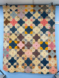 1940s tied circle quilt