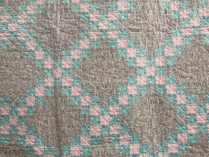 1980s nine patch Irish chain