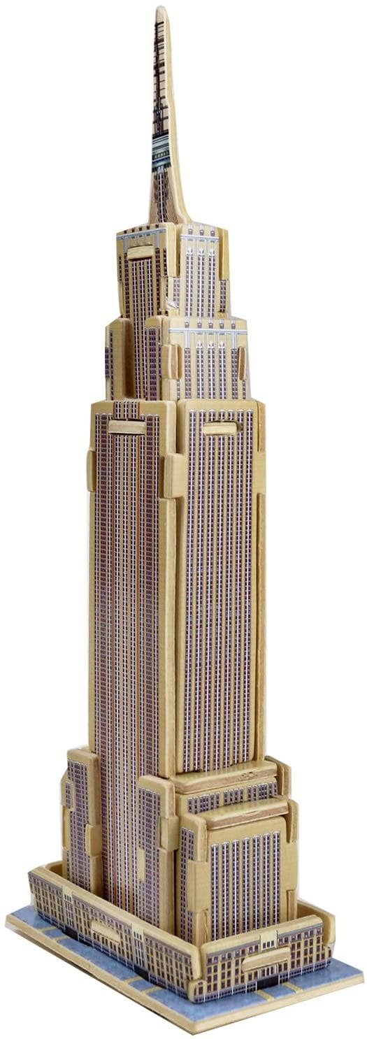 3D Wooden Puzzle: Empire State Building