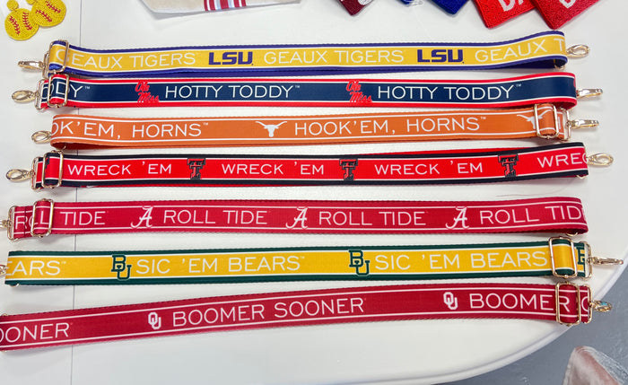 College Bag Straps (OLE MISS LEFT)
