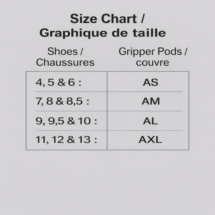 Acacia Gripper Pods for "Hackers, Matrix, Patriot" Curling Shoes