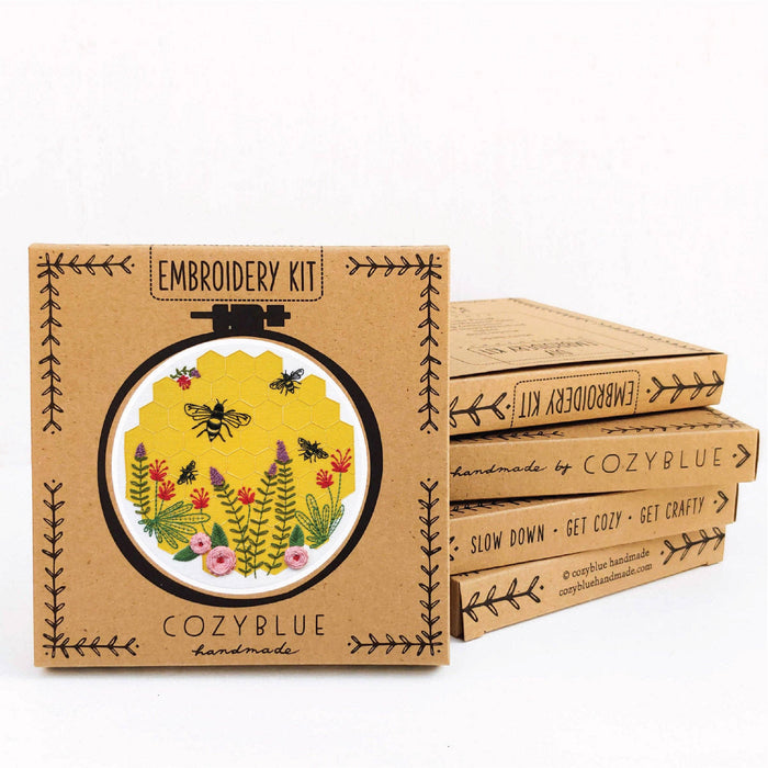 Bee lovely embroidery kit