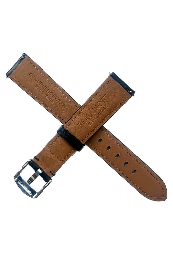 Black Horween Leather Strap