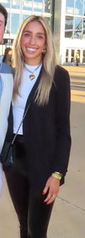BLACK LONGSLEEVE BLAZER