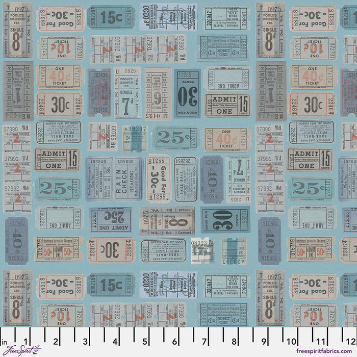 Blue - Tickets || Tim Holtz Palette Blue