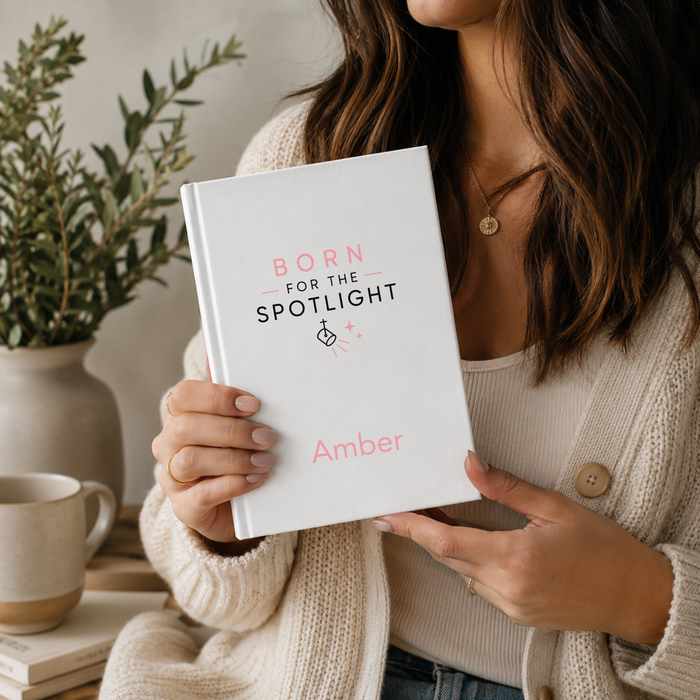 Born for the Spotlight Journal – Personalized Theater & Performer Notebook