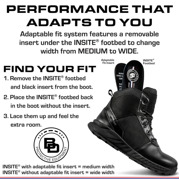 Carhartt - Men's Black Diamond 6" Side Zip Comp Toe Boot - BDX6301