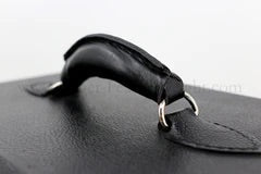 Case Handle (Black Leather with D-rings)
