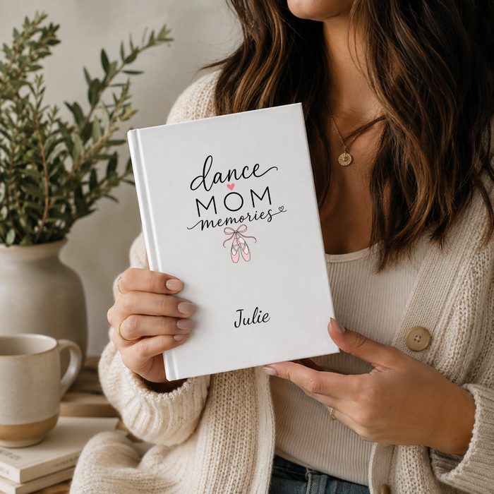 Dance Mom Memories Journal – A Keepsake for Every Recital, Competition & Performance, Personalized