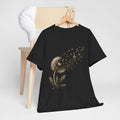 Dandelion Music Tee, Musical Note T-Shirt, Unique Music Lover Gift