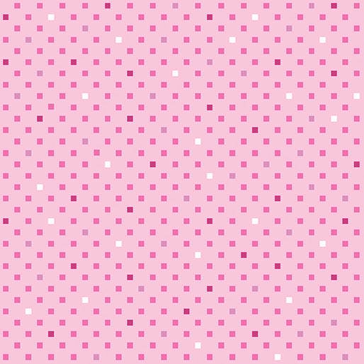 Dazzling Squares (Light Rose)