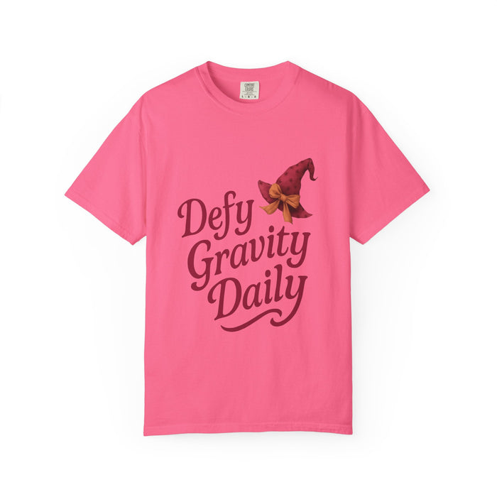 Defy Gravity Daily T-Shirt, Theater Lover Gift, Musical Shirt, Broadway Inspired Tee