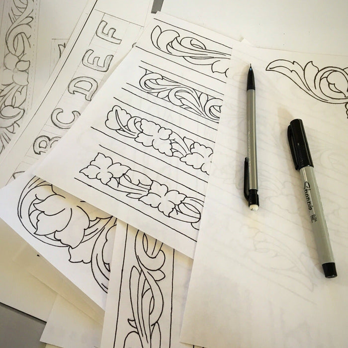 (Digital) Leather Tooling Pattern Book Vol 1