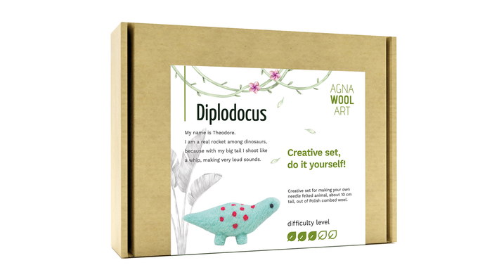 Diplodocus, Needle Felting Kit