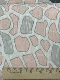 Double Gauze-Giraffe Spots (Pink)