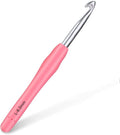Ergonomic Crochet Hook - Pink L-8.0mm