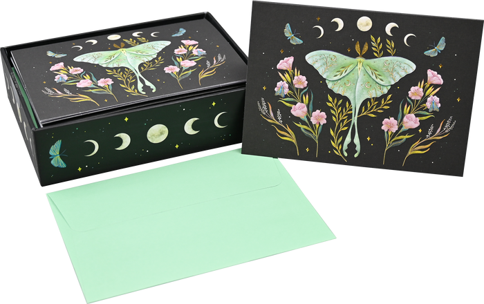 Luna Moth Note Cards