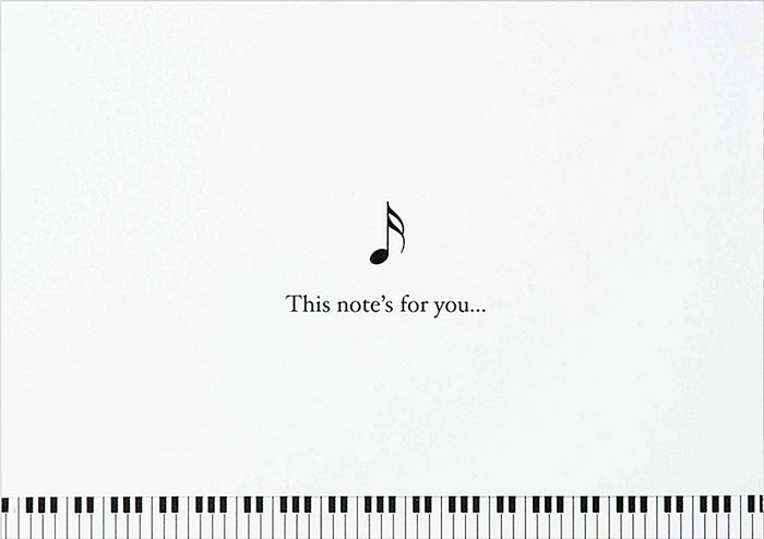 Music Note Cards