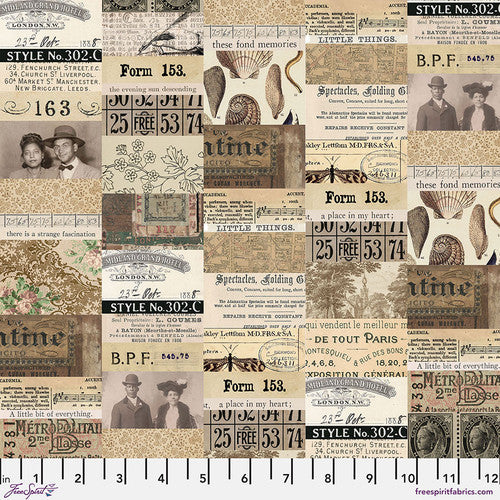 Neutral-Collage || Tim Holtz Palette Neutral