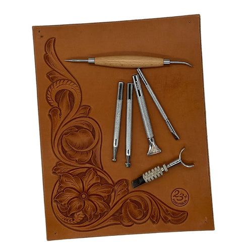 (Online Course) Fundamentals of Floral Carving: Learn To Tool Leather