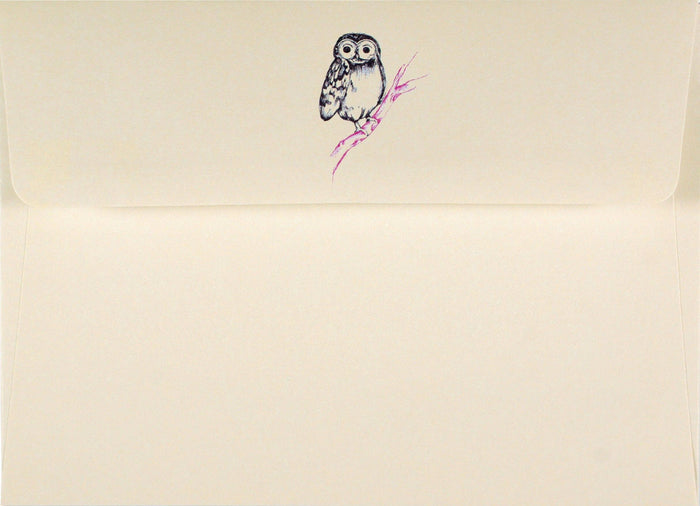 Owl Portrait Note Cards