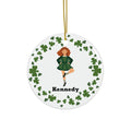 Personalized Irish Dancer Ornament: Celtic Knot Christmas Keepsake