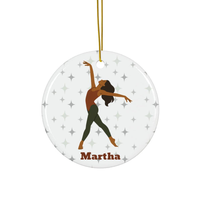 Personalized Modern Dancer Ornament: Custom Christmas Keepsake