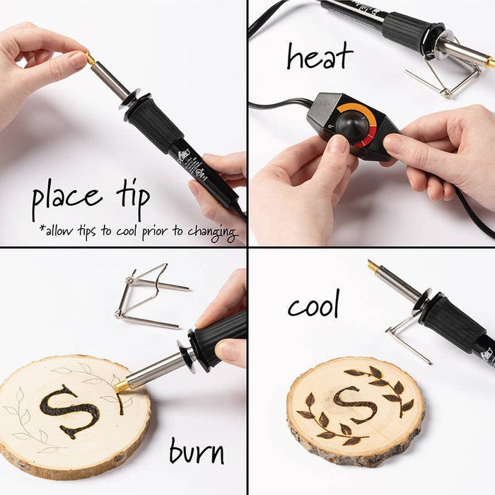 Plaid Decorative Wood Burning Tool (8 pcs)