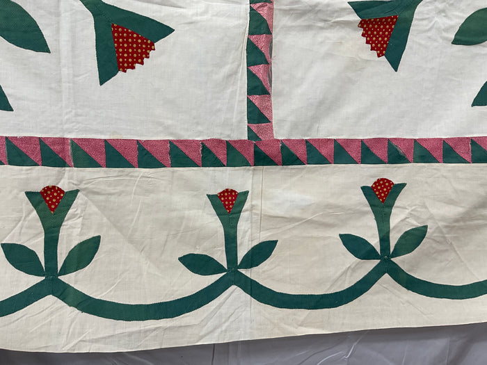 Primitive Antique Quilt Top 99”x99”