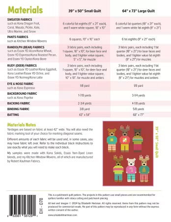 Randolph & Rudy Quilt Pattern