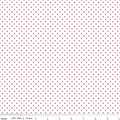 Red on White Swiss Dots