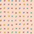 Sew Pretty-Cross Stitch (Peach)