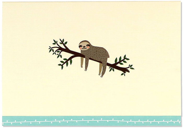Sloth Note Cards