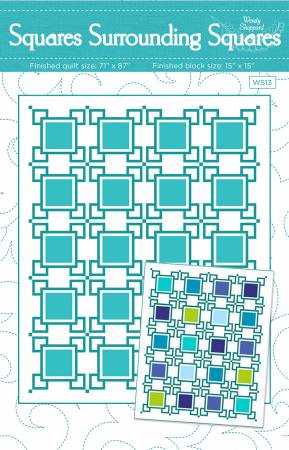 Squares Surrounding Squares Quilt Kit - Tilda Meadow