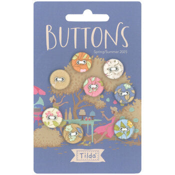 Tilda-Sunday Brunch Buttons (8 pcs)