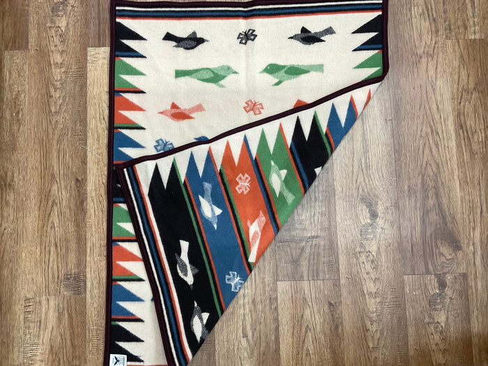 Vintage Pendleton Beaver State Crib “Bird Song” (34x44)
