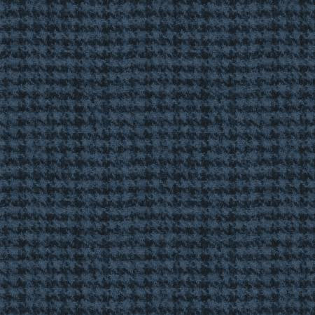 Woolies Flannel (Blue Houndstooth)