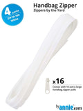 [ZIPYD-100] Zippers by the Yard (White)