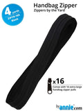 [ZIPYD-105] Zippers by the Yard (Black)