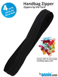 [ZIPYD-105] Zippers by the Yard (Black/Multi)